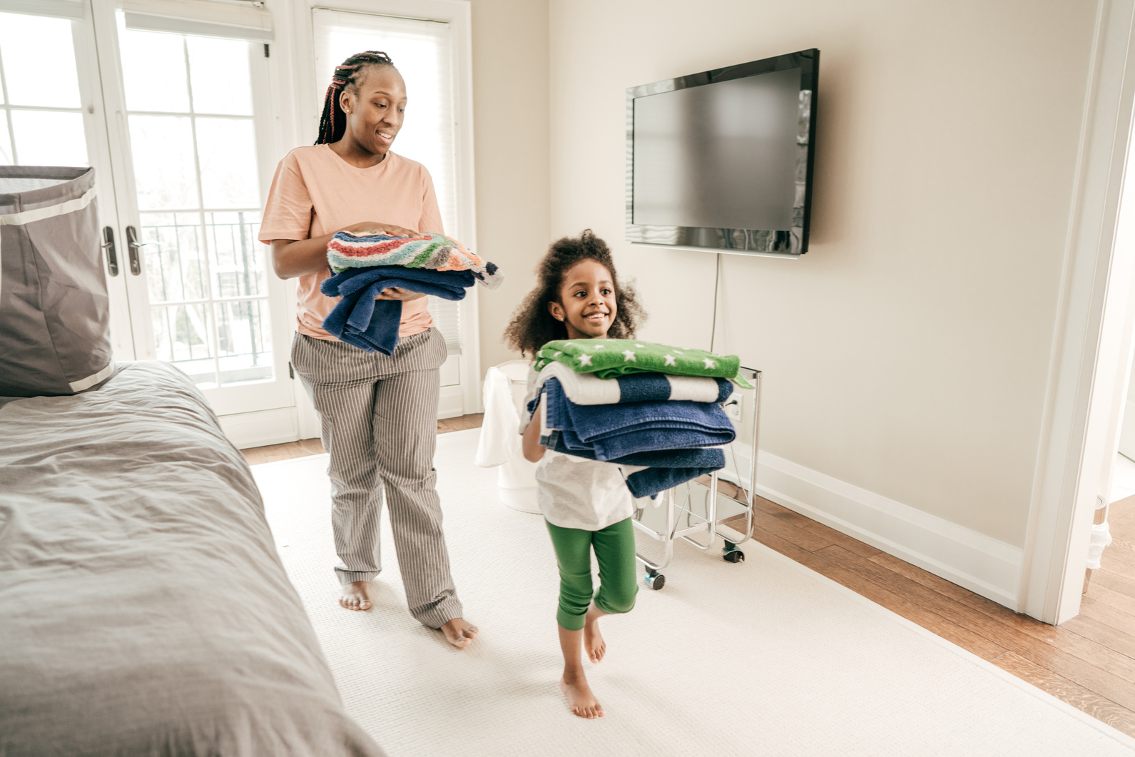 Getting chores done with kids